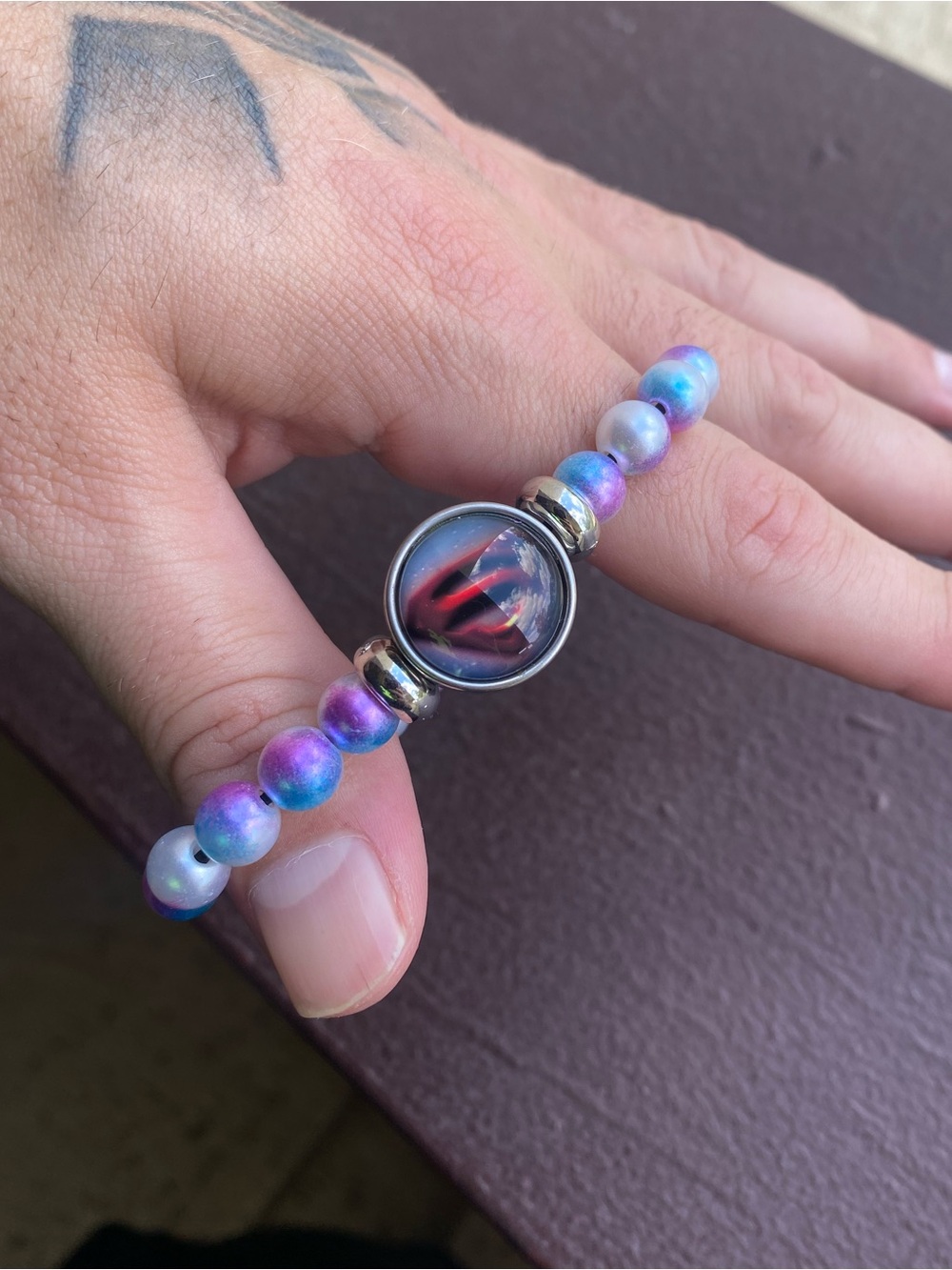 Superman Multi-Color Interchangeable Snap Button Stretch Bracelet